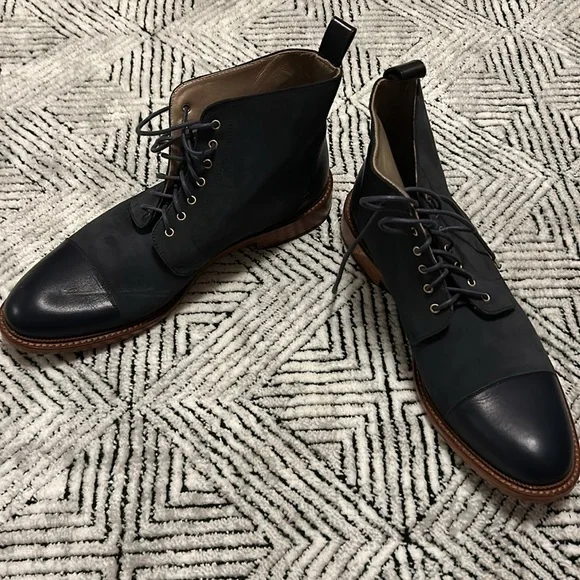 Taft, boot, Blue, leather/suede, size 44 - Picture 5 of 6